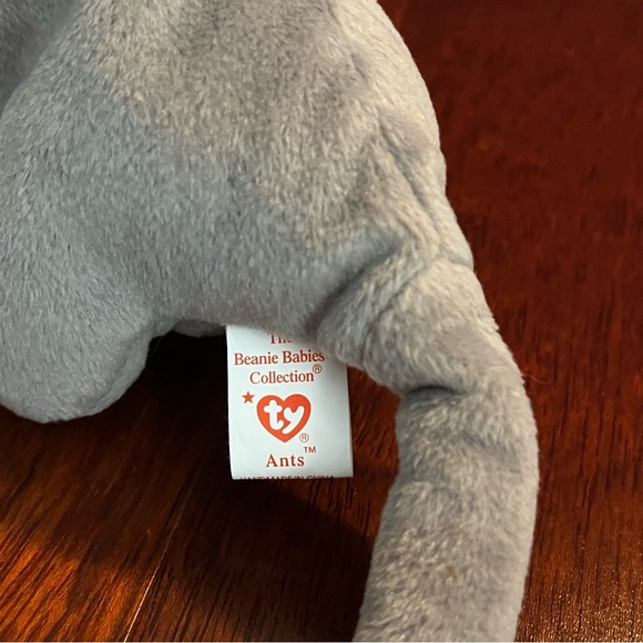 TY Beanie Babies Kuku Ants Aardvark Roary Lion With Tags Lot Of 3 - Picture 8 of 8